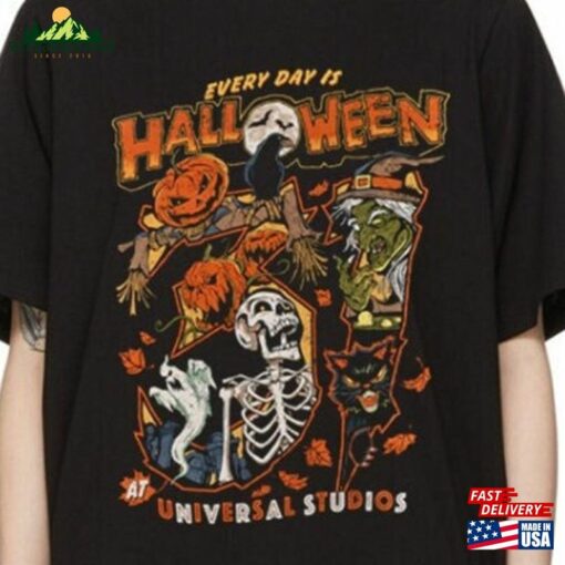 Every Day Is Halloween Shirt Horror Nights 2023 Scream Movie Hoodie T-Shirt