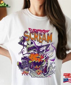 Everybody Scream Shirt Vintage Halloween Hoodie T Shirt 4
