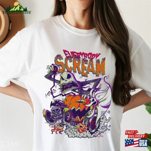 Everybody Scream Shirt Vintage Halloween Hoodie T-Shirt