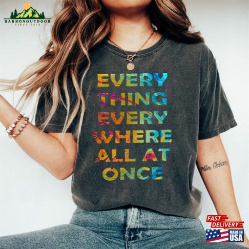 Everything Everywhere All At Once Movie Shirt Retro Vintage Film T-Shirt Sweatshirt