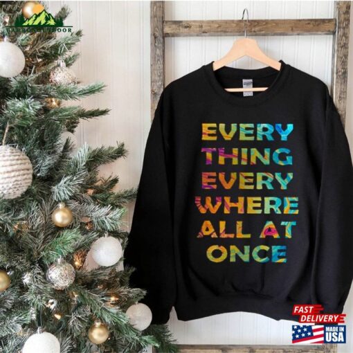 Everything Everywhere All At Once Movie Shirt Retro Vintage Film T-Shirt Sweatshirt