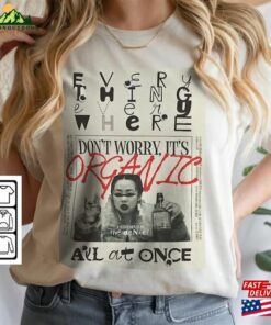 Everything Everywhere All At Once Newpaper Shirt Retro Movie Dan Kwan Classic Unisex