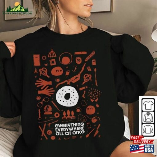 Everything Everywhere All At Once Shirt V4 Retro Movie Dan Kwan Classic Sweatshirt