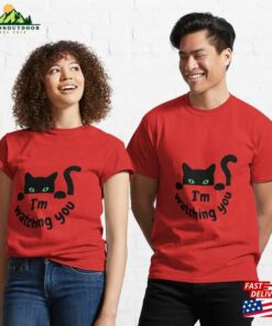 Fanny Cat Peeking Im Watching You Unisex Hoodie 3