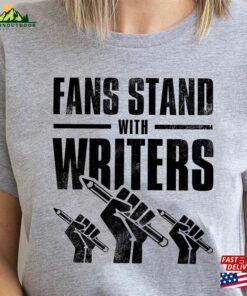 Fans Stand With Writers Shirt Film Industry T-Shirt Movie Director Sweatshirt Classic Unisex Fans Stand With Writers Shirt Film Industry T-Shirt Movie Director Sweatshirt Classic Unisex