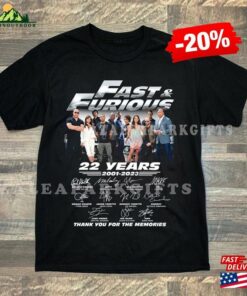 Fast And Furious Shirt 22 Years Of The Tee Hoodie T-Shirt