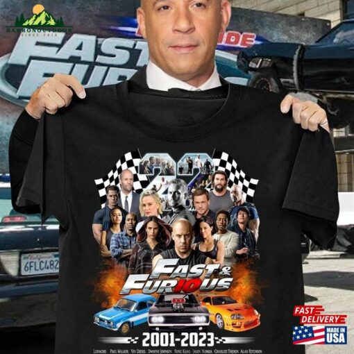 Fast And Furious Shirt 22 Years Of The X 2023 Movie Sweatshirt Classic