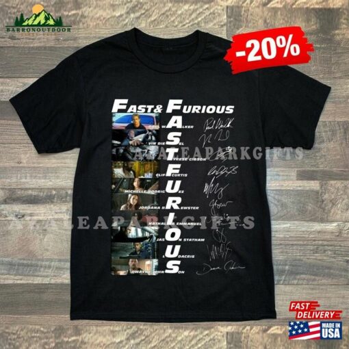 Fast And Furious T-Shirt Gift For The Fan Unisex Size S 5Xl 22 Years Of Tee Hoodie