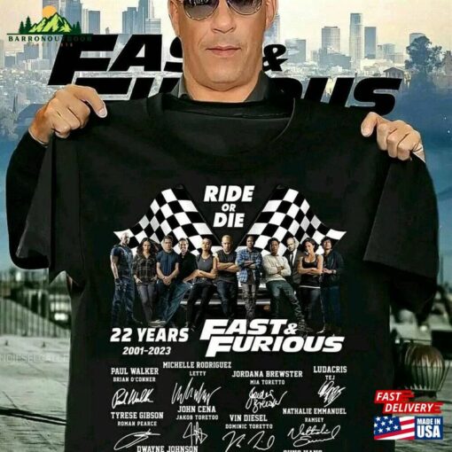 Fast And Furious T-Shirt Ride Or Die Shirt X 2023 Movie Sweatshirt