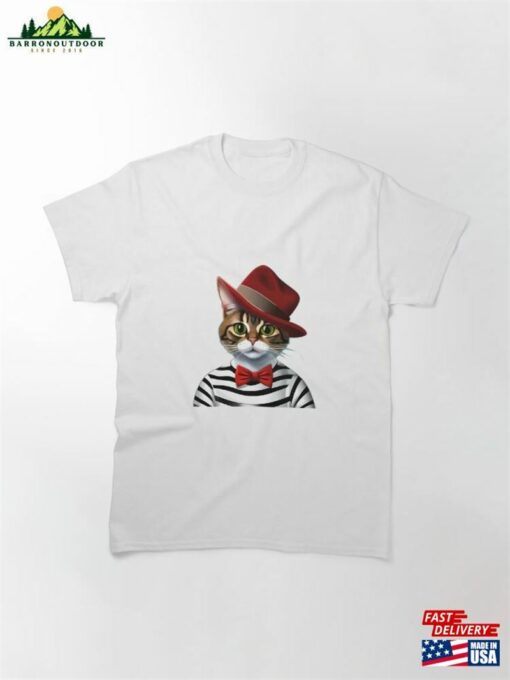 Feline Fashion Icon Cat Setting The Bar For Stylish Swagger Classic T-Shirt Hoodie