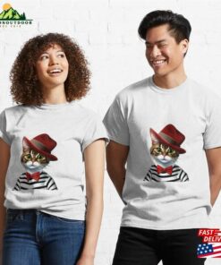 Feline Fashion Icon Cat Setting The Bar For Stylish Swagger Classic T Shirt Hoodie 3