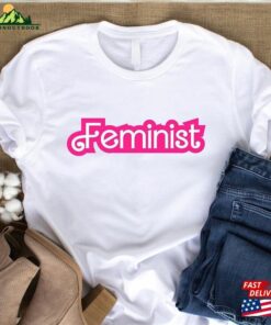 Feminist Barbie Font T-Shirt Hoodie Feminist Barbie Font T-Shirt Hoodie