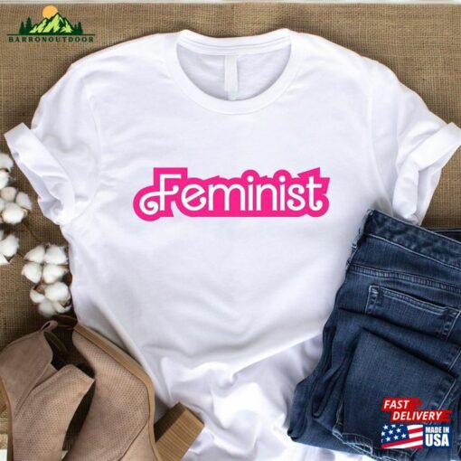 Feminist Barbie Font T-Shirt Hoodie