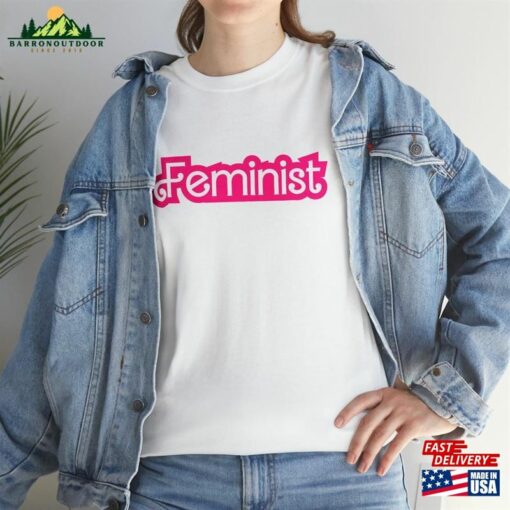 Feminist Barbie Font T-Shirt Hoodie