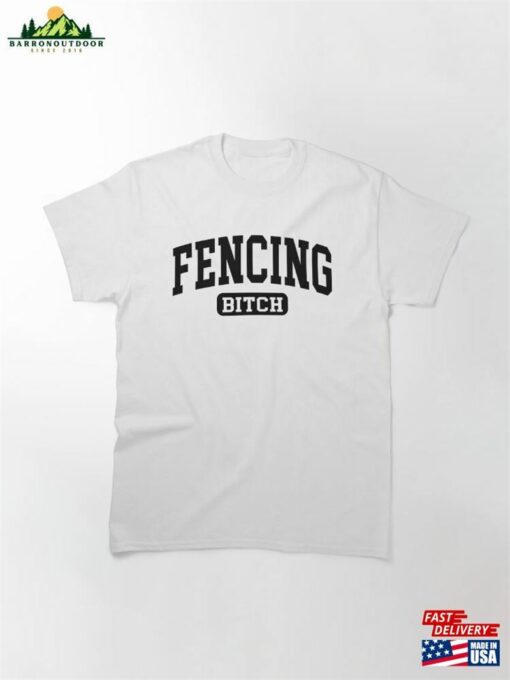 Fencing Girl Sweatshirt Funny Tshirt Gift Idea For Women Mom Unisex T-Shirt
