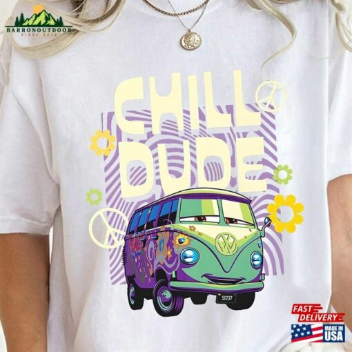 Fillmore Chill Dude Shirt Cars Movie Disney Sweatshirt Classic