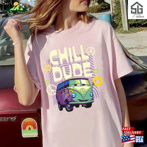 Fillmore Chill Dude Shirt Cars Movie Disney Sweatshirt Classic