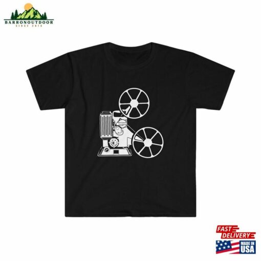 Film Projector T-Shirt Vintage Cinema Movie Shirt Unisex Sweatshirt