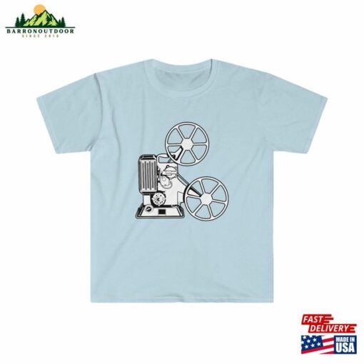 Film Projector T-Shirt Vintage Cinema Movie Shirt Unisex Sweatshirt