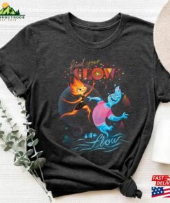 Find Your Glow And Flow Shirt Elemental 2023 Walt Disney World Sweatshirt Unisex 4