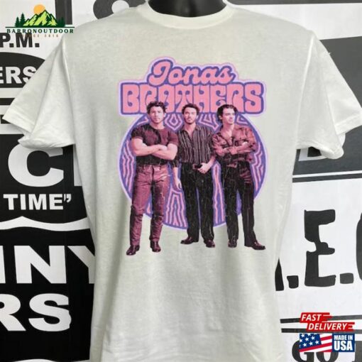 Five Albums 2023 Tour Jonas Band T-Shirt One Night Shirt Classic Unisex