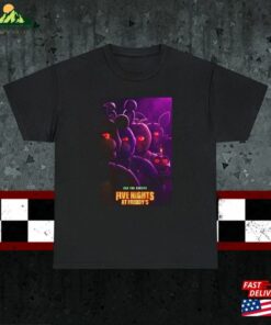 Five Nights At Freddy’s 2023 Movie T-Shirt Poster Tee Unisex Five Nights At Freddy’s 2023 Movie T-Shirt Poster Tee Unisex