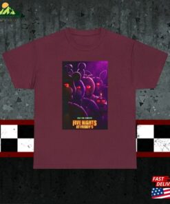 Five Nights At Freddy's 2023 Movie T-Shirt Poster Tee Unisex 3 Five Nights At Freddys 2023 Movie T Shirt Poster Tee Unisex 4