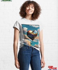 Floating Heart Classic T-Shirt 3 Floating Heart Classic T Shirt 4