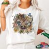 Floral Flower Rocket Raccoon Floor Teefs Lylla Friends Comfort Color 1717 Shirt Unisex Sweatshirt