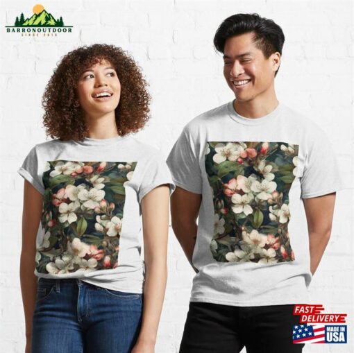 Floral Seamless Pattern Classic T-Shirt