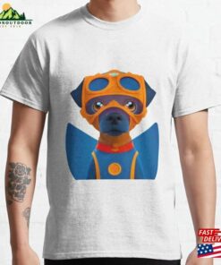 Flying Cute Dog Classic T-Shirt Unisex