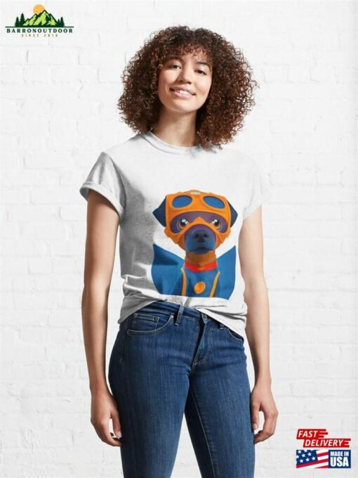 Flying Cute Dog Classic T-Shirt Unisex