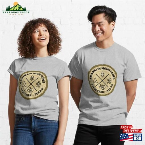 Franklin Mountains State Park Log Slice Classic T-Shirt Unisex Sweatshirt