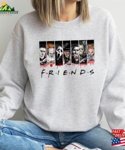 Friends Halloween Shirt Horror Movie Killers T-Shirt Scary Tee Classic