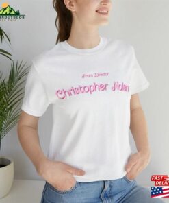 From Director Christopher Nolan Barbie Font T-Shirt Hoodie