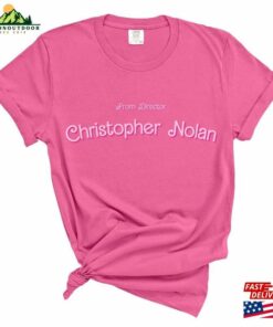 From Director Christopher Nolan Barbie Font T-Shirt Hoodie 2 From Director Christopher Nolan Barbie Font T Shirt Hoodie 3