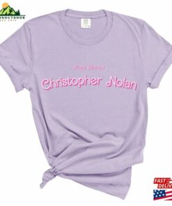 From Director Christopher Nolan Barbie Font T-Shirt Hoodie 3 From Director Christopher Nolan Barbie Font T Shirt Hoodie 4