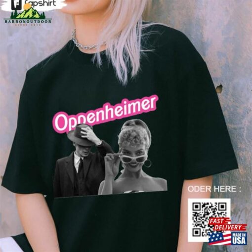 Funny Barbenheimer Shirt Barbie Moive Oppenheimer Unisex Hoodie Crewneck T-Shirt