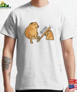 Funny Cheems Dog Bonk Meme Classic T-Shirt Unisex Hoodie