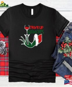 Funny Drink Up Grinches Wine Bestie Christmas Matching Shirt Champagne Party Sweatshirt T-Shirt 2 Funny Drink Up Grinches Wine Bestie Christmas Matching Shirt Champagne Party Sweatshirt T Shirt 3