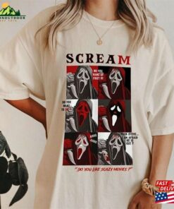 Funny Halloween Horror Shirt Scary Movie Ghostface Mugshot Hoodie Unisex