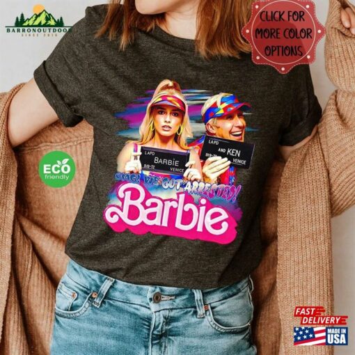 Funny Mug Shot Barbie Shirt 2023 Movie Y2k Clothing Sweatshirt Classic