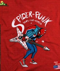 Funny Retro Spider Punk Shirt Man Across The Hoodie Sweatshirt