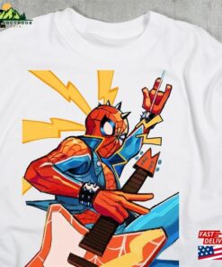 Funny Retro Spider Punk Shirt Man Across The Hoodie Sweatshirt 3