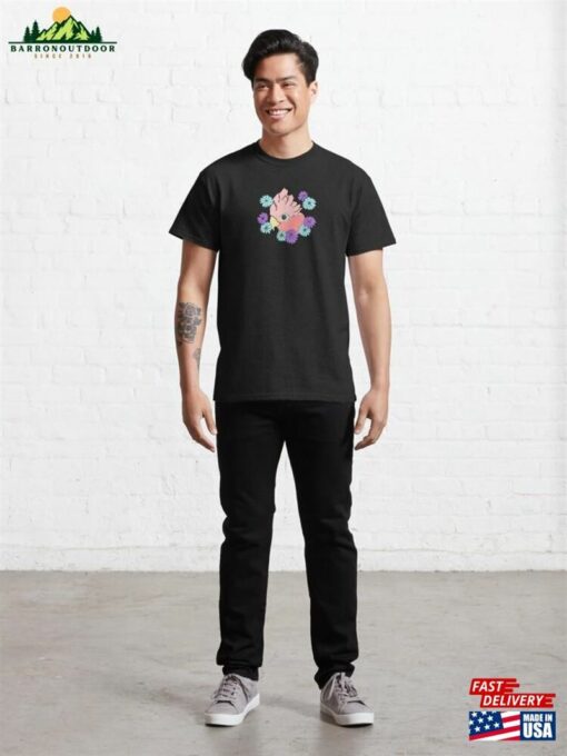 Galah Cockatoo And Flowers Classic T-Shirt Unisex