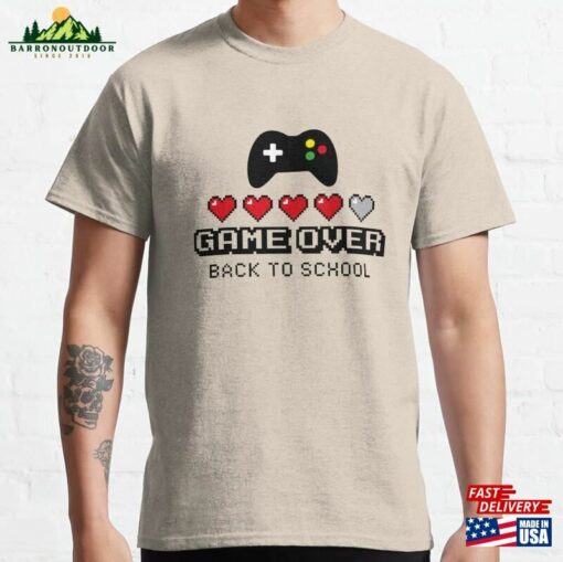 Game Over Back To School Shirt Kids Hoodie Unisex