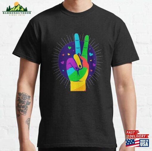 Gay Lgbt T-Shirt Design 2023‏ Classic Unisex Hoodie