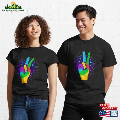 Gay Lgbt T-Shirt Design 2023‏ Classic Unisex Hoodie