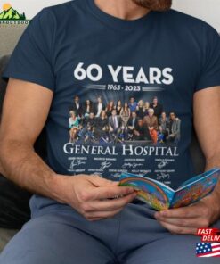 General Hospital Characters Anniversary Shirts 1963 2023 60 Years Classic Movie Gift For Fan Unisex T-Shirt