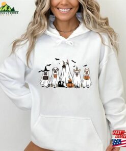 Ghost Dog Halloween Sweatshirt Sweater 2023 Happy Classic Ghost Dog Halloween Sweatshirt Sweater 2023 Happy Classic